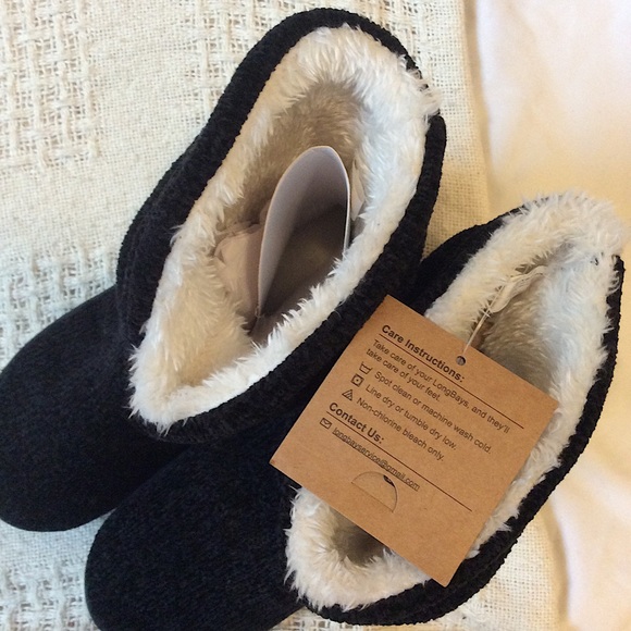 LongBay Black Chenille Knit Bootie - Picture 3 of 3